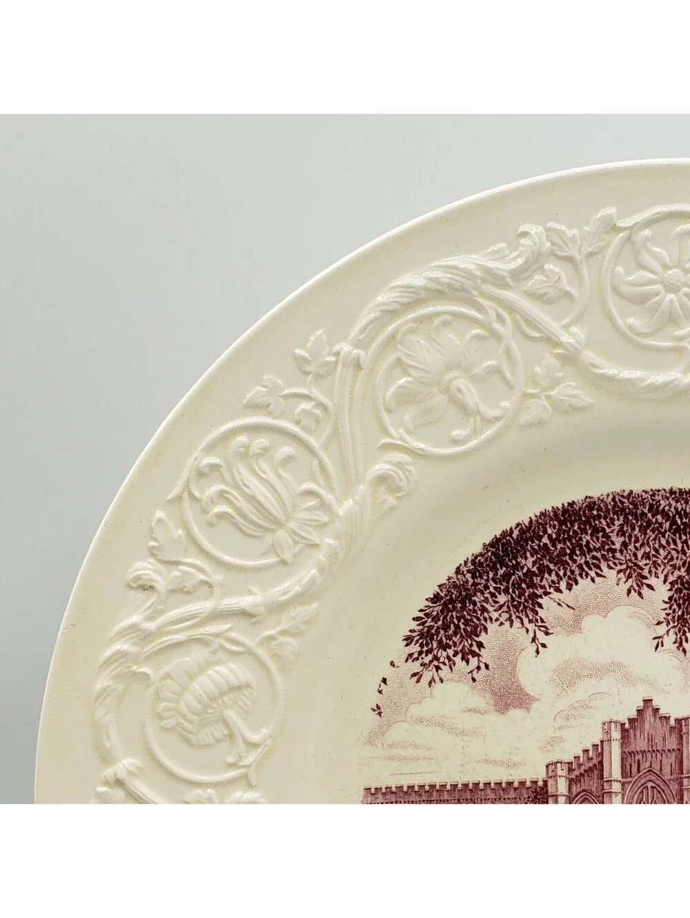 Vintage Wedgwood Virginia Military Inst. Plate Stonewall Jackson Arch. 1st. Ed